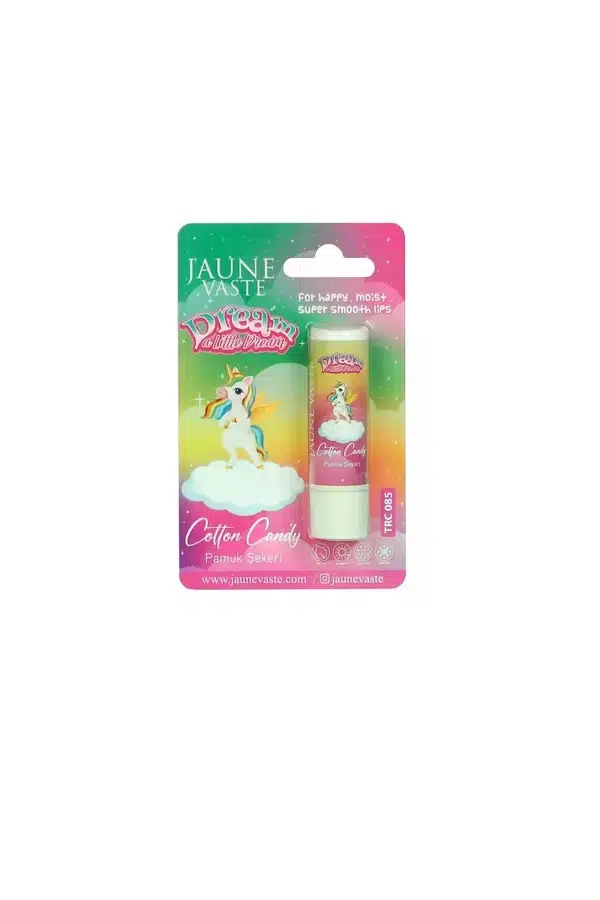 Jaune Vaste Lip Balm Kids Unicorn Dudak Kremi Pamuk Şekeri 5 gr