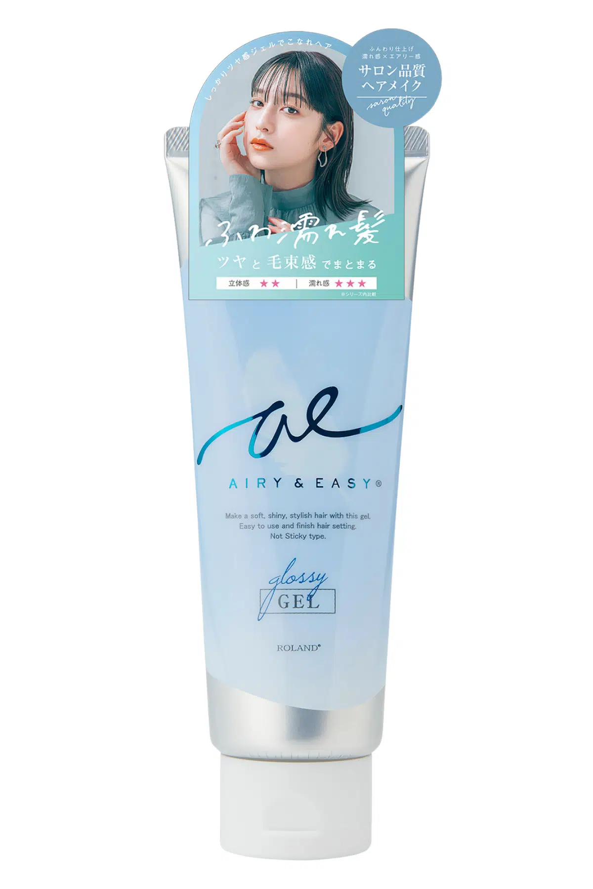 Cosmetex Roland Airy & Easy Glossy Hair Gel Parlak ve Güçlü Saç Şekillendirici 100 ml
