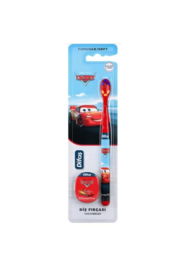 Difaş Disney Cars Yumuşak Çocuk Diş Fırçası 8-14 Yaş