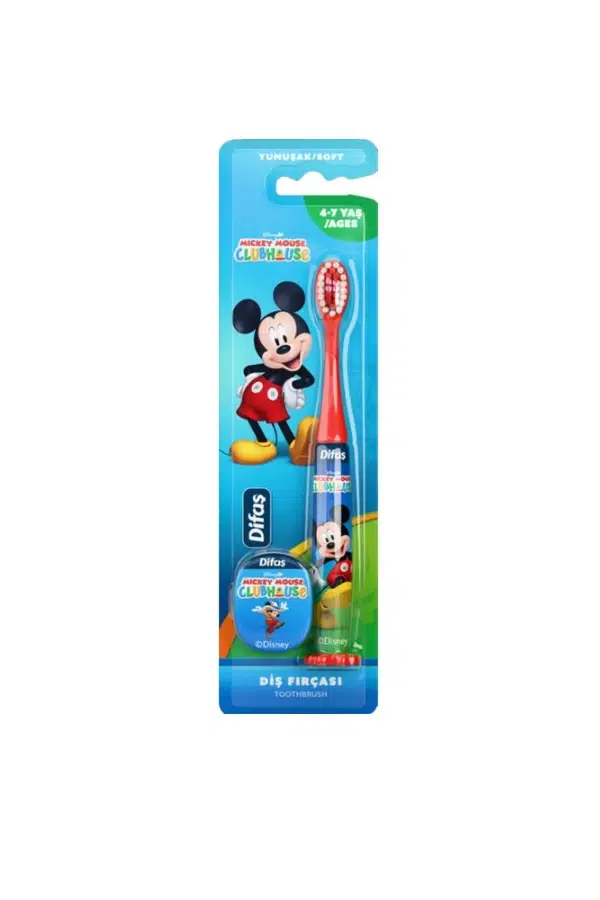 Difaş Disney Mickey Mouse Çocuk Diş Fırçası 4-7 Yaş
