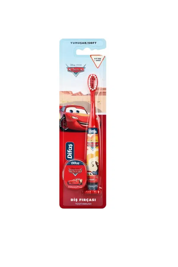 Difaş Disney Cars Yumuşak Çocuk Diş Fırçası 4-7 Yaş