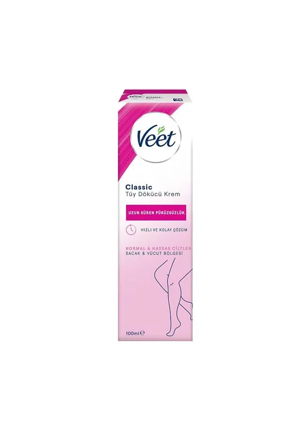 Veet Classic Normal ve Hassas Ciltler Tüy Dökücü Krem 100 ml