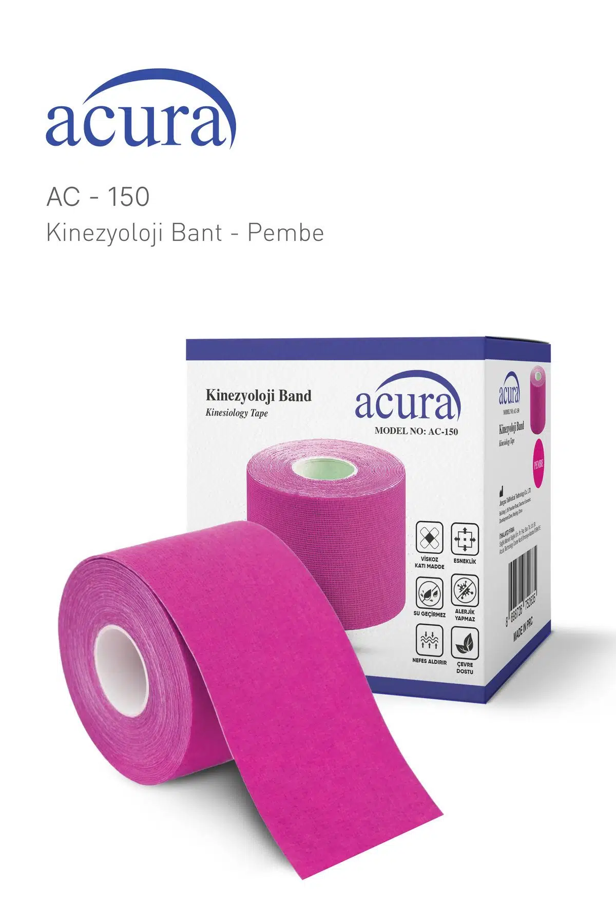 Acura Kinesio Bant Pembe Ac150 5x5