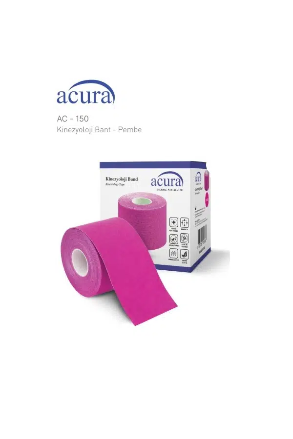 Acura Kinezyoloji Band 5cm x 5m - Mor