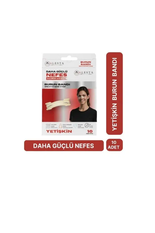 Alesta Sağlık Burun Bandı Yetişkin 10 lu