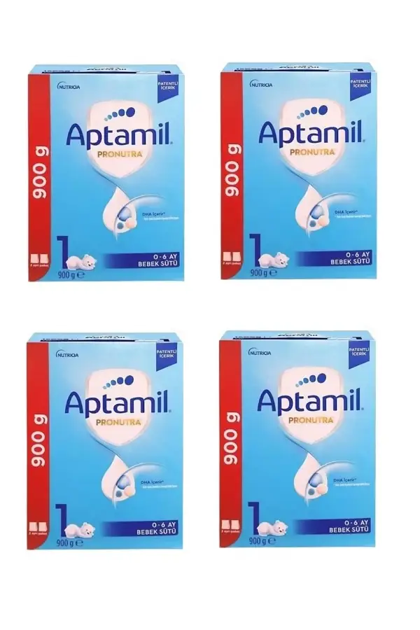 Aptamil Pronutra 1 Devam Sütü 900 gr x 4 adet