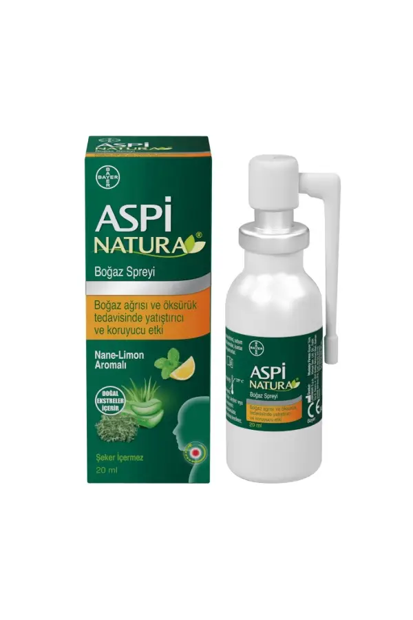 Aspinatura Kids Kayısı ve Limon Boğaz Spreyi 20 ml