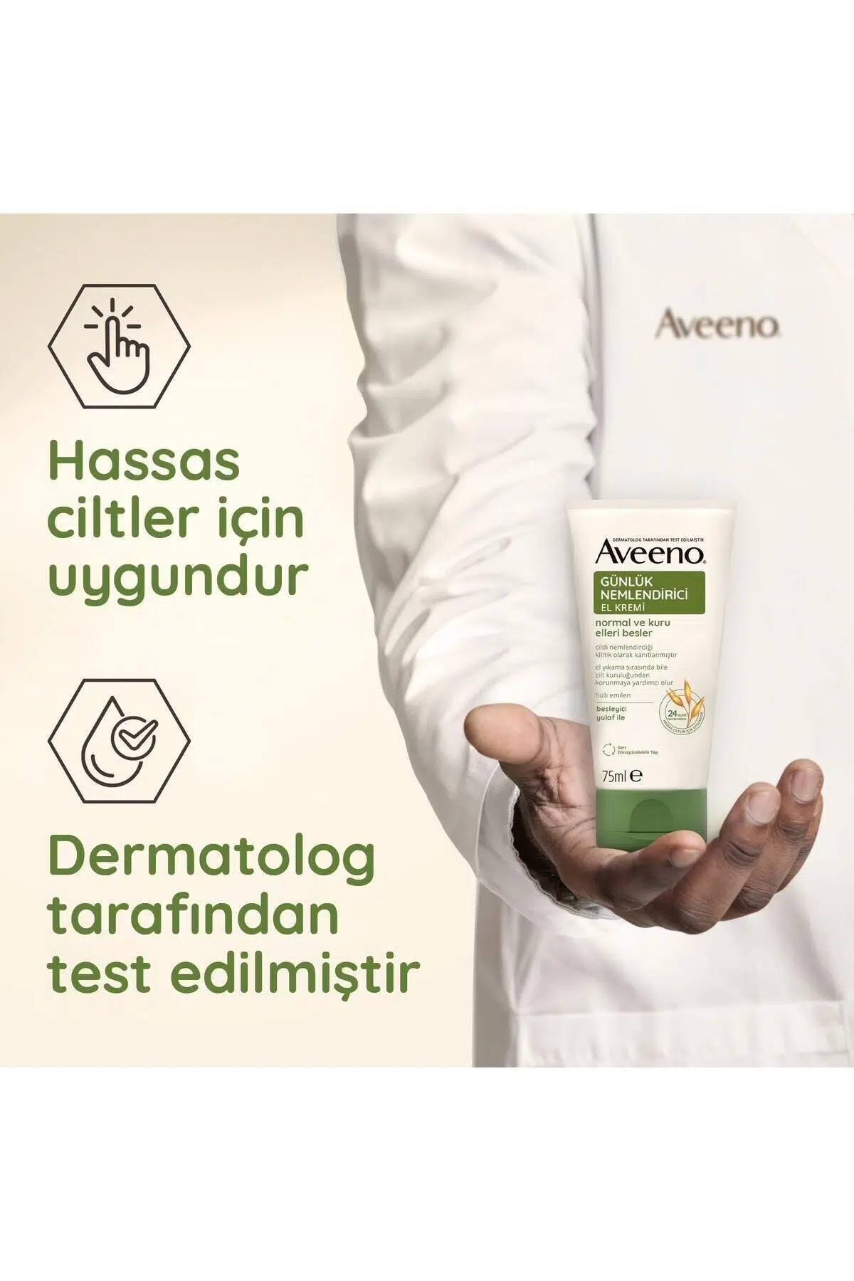 Aveeno Daily Günlük Bakım El Kremi 75 ml