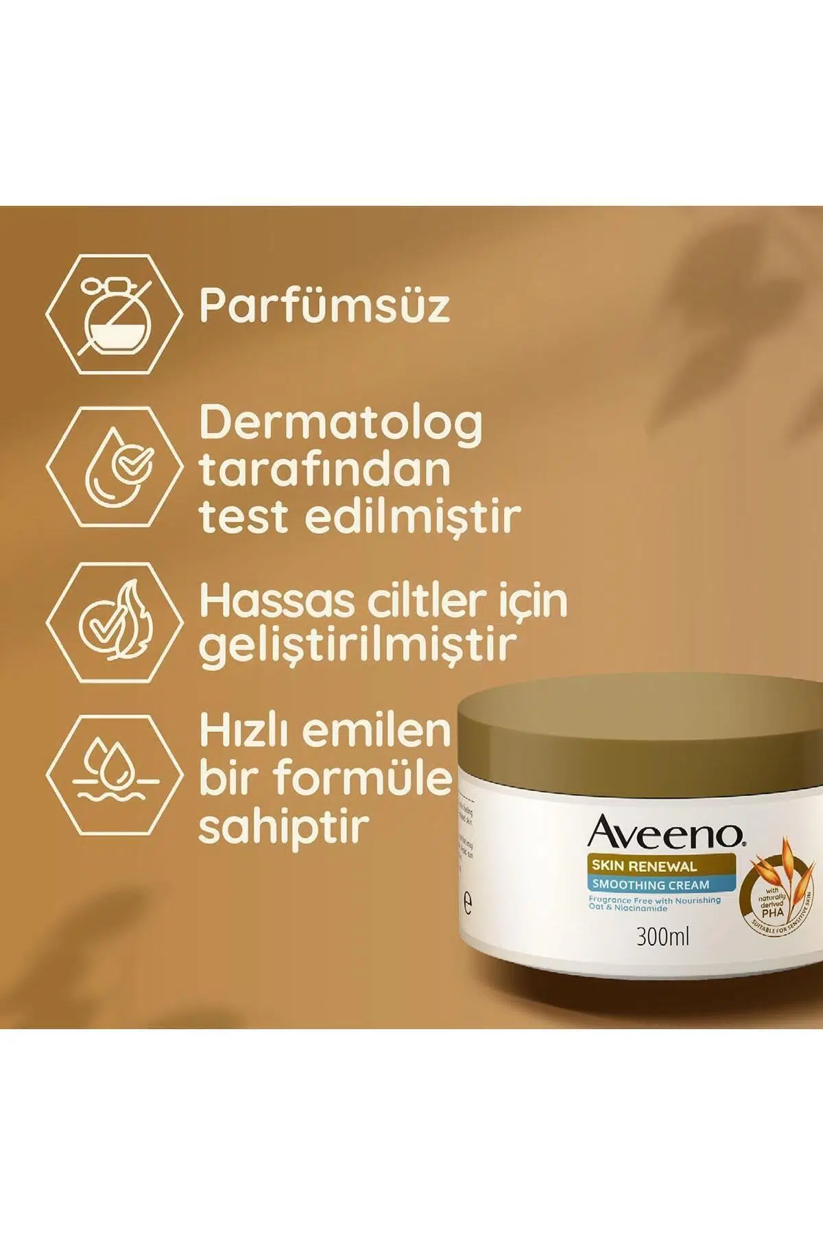 Aveeno Skin Renewal Cilt Yenileyici Vücut Kremi 300 ml