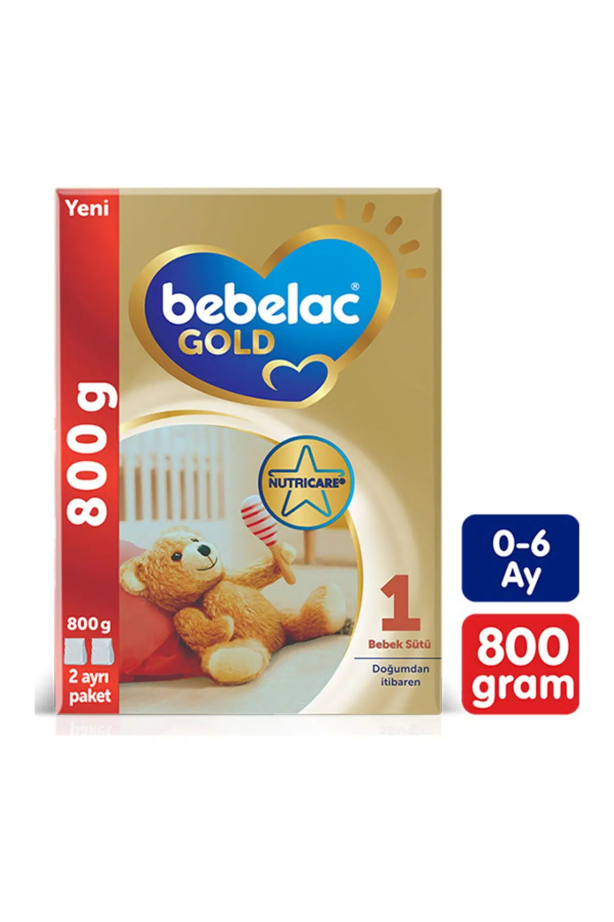 Bebelac Gold 1 Bebek Sütü 800 g 0-6 Ay
