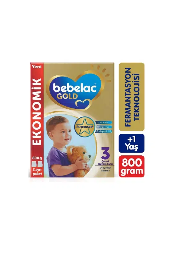 Bebelac Gold 3 Devam Sütü 9 Ay+ 800 gr