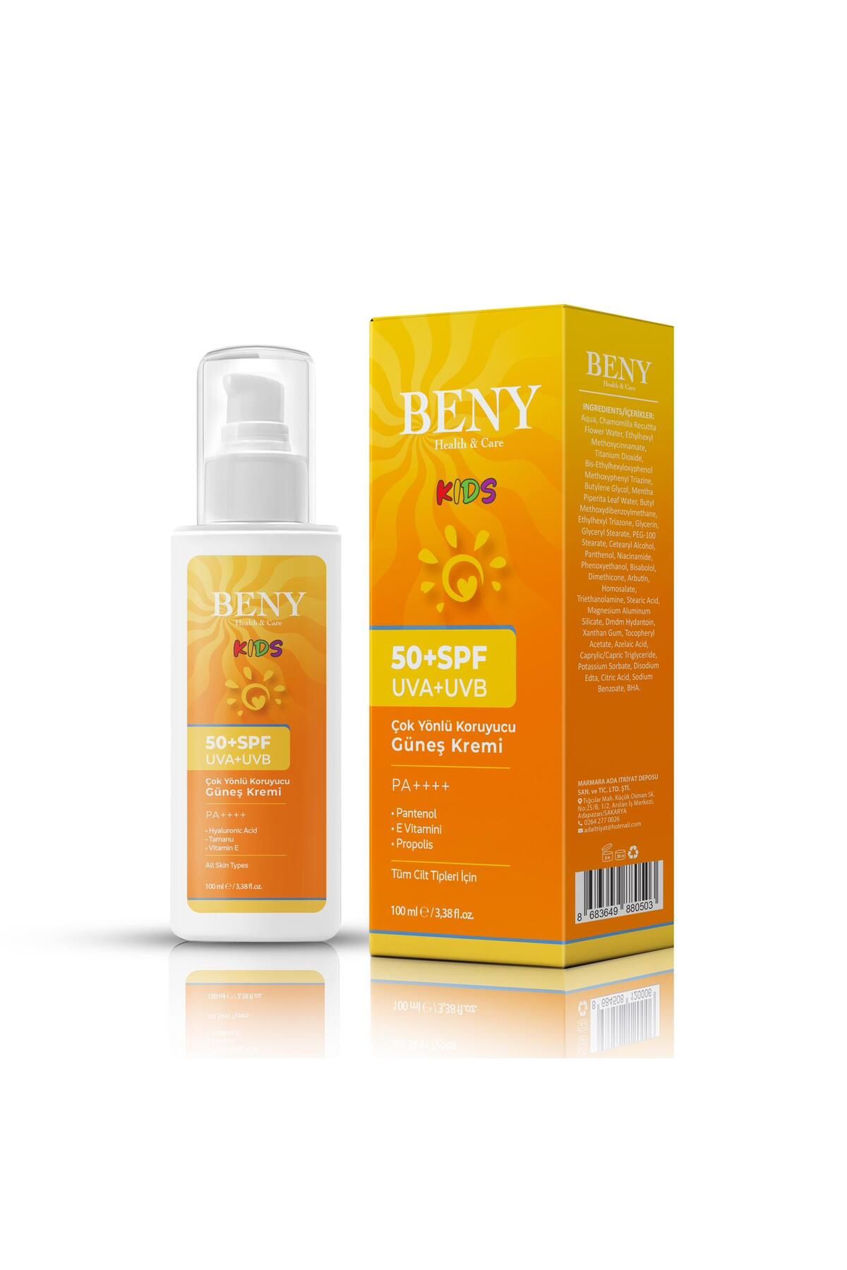 Beny ÇOCUKLAR İÇİN GÜNEŞ KREMİ 100 Ml 50+SPF 1 Adet