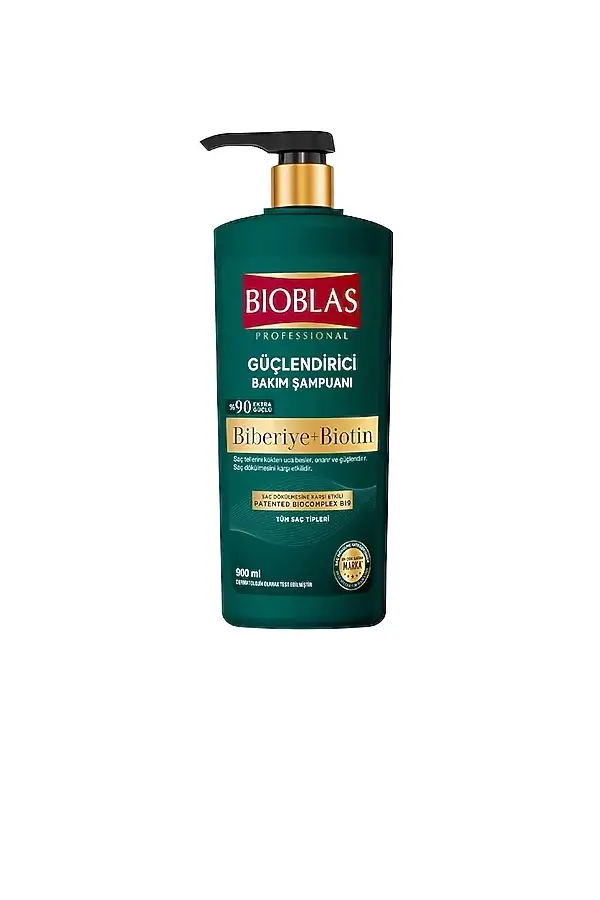 Bioblas Güçlendirici Bakım Şampuanı Biberiye & Biotin 900 ml