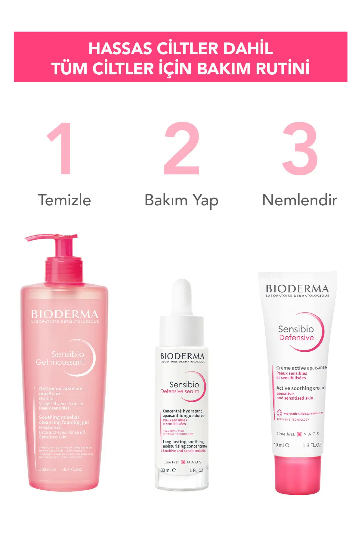 Bioderma Sensibio Foaming Gel 500 ml - Puanlı