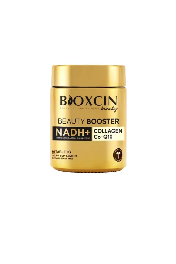 Bioxcin Beauty Booster 60 Tablet - Kolajen Nadh+ Co Q10 Glutatyon Biotin Astaksantin Resveratrol Hya Asit.