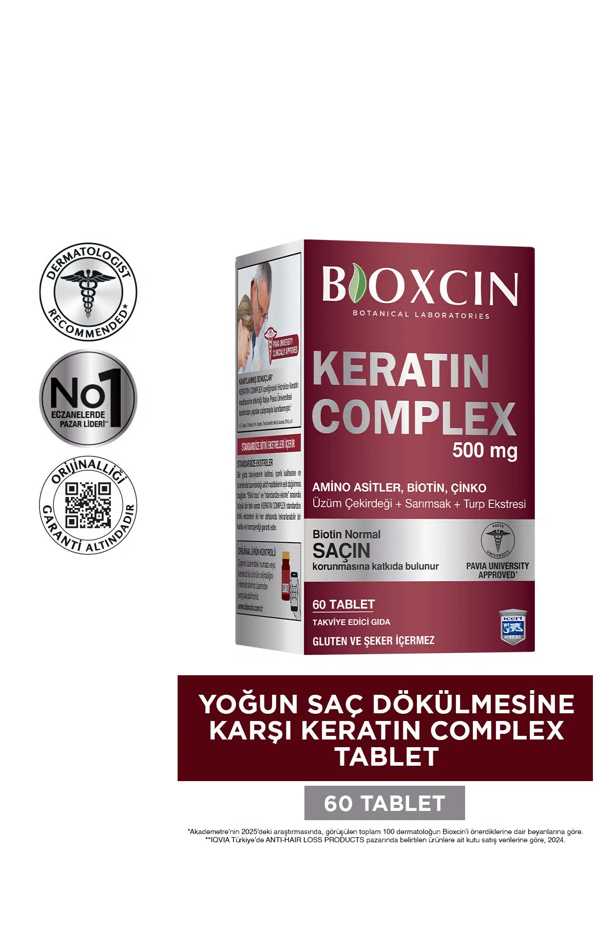 Bioxcin Keratin Complex 500 mg 60 Tablet