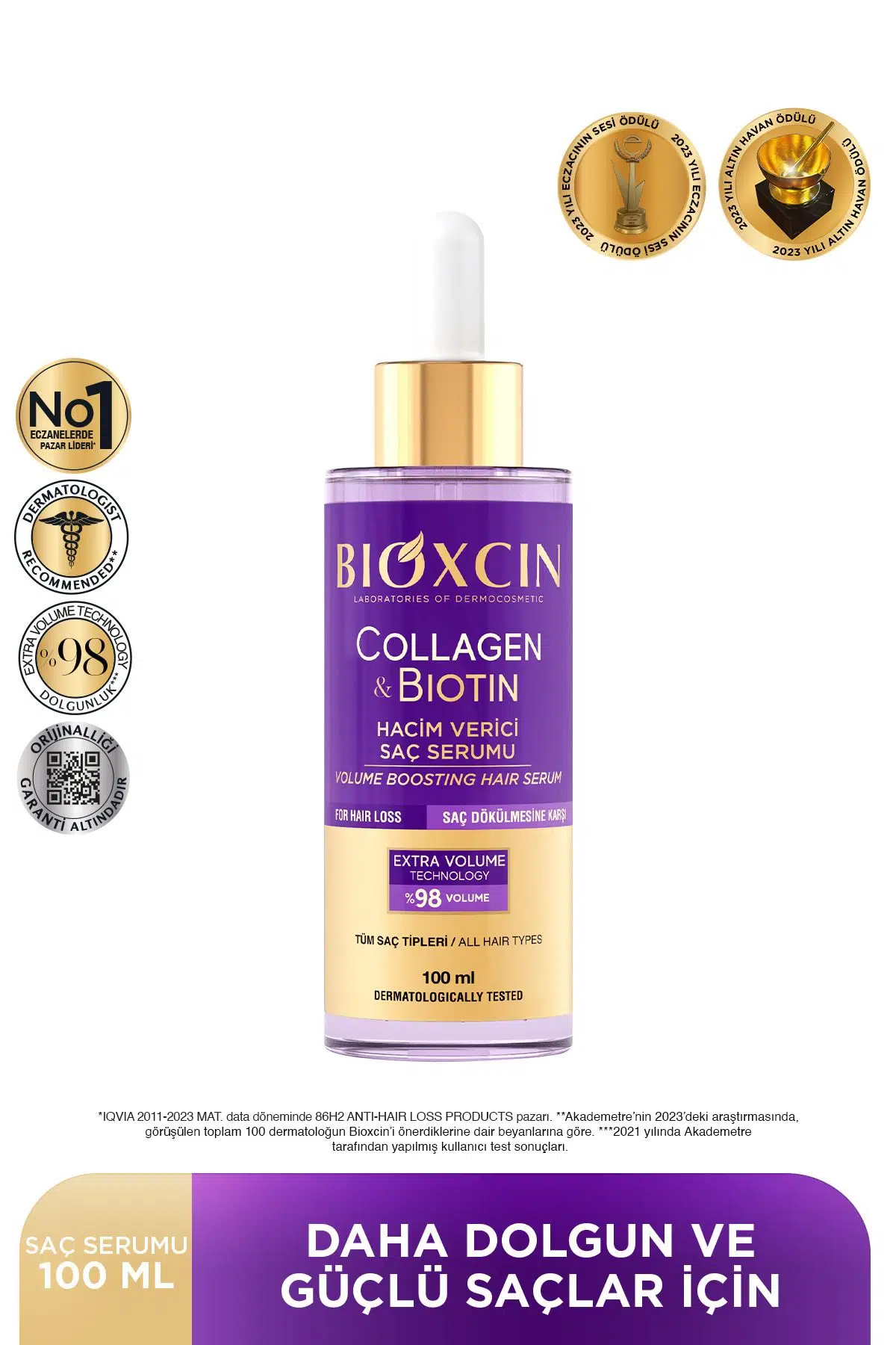 Bioxcin Saç Serum Collagen Biotin 100 m
