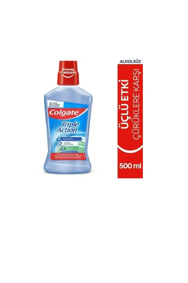 Colgate Ağız Bakım Suyu Üçlü Etki 500 ml