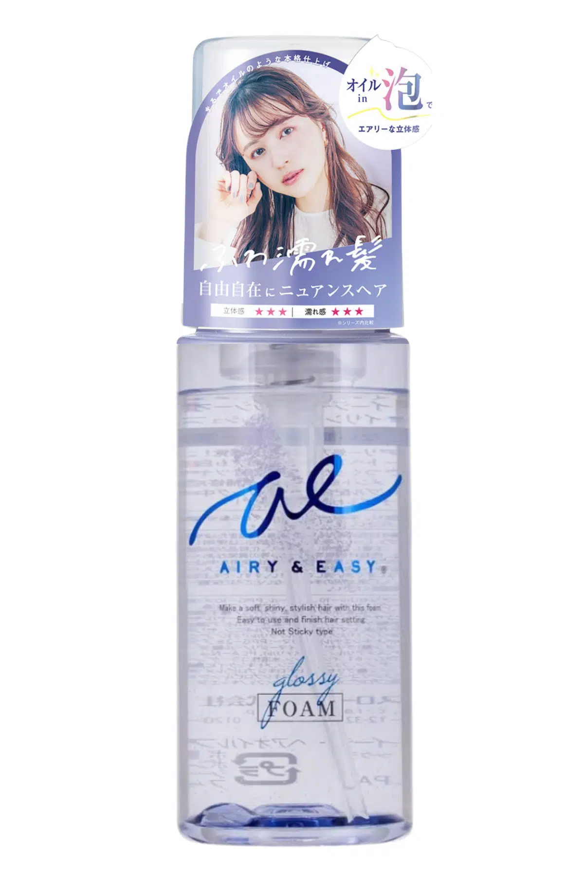 Cosmetex Roland Airy&Easy Glossy Oil Foam Saç Köpüğü 150 ml