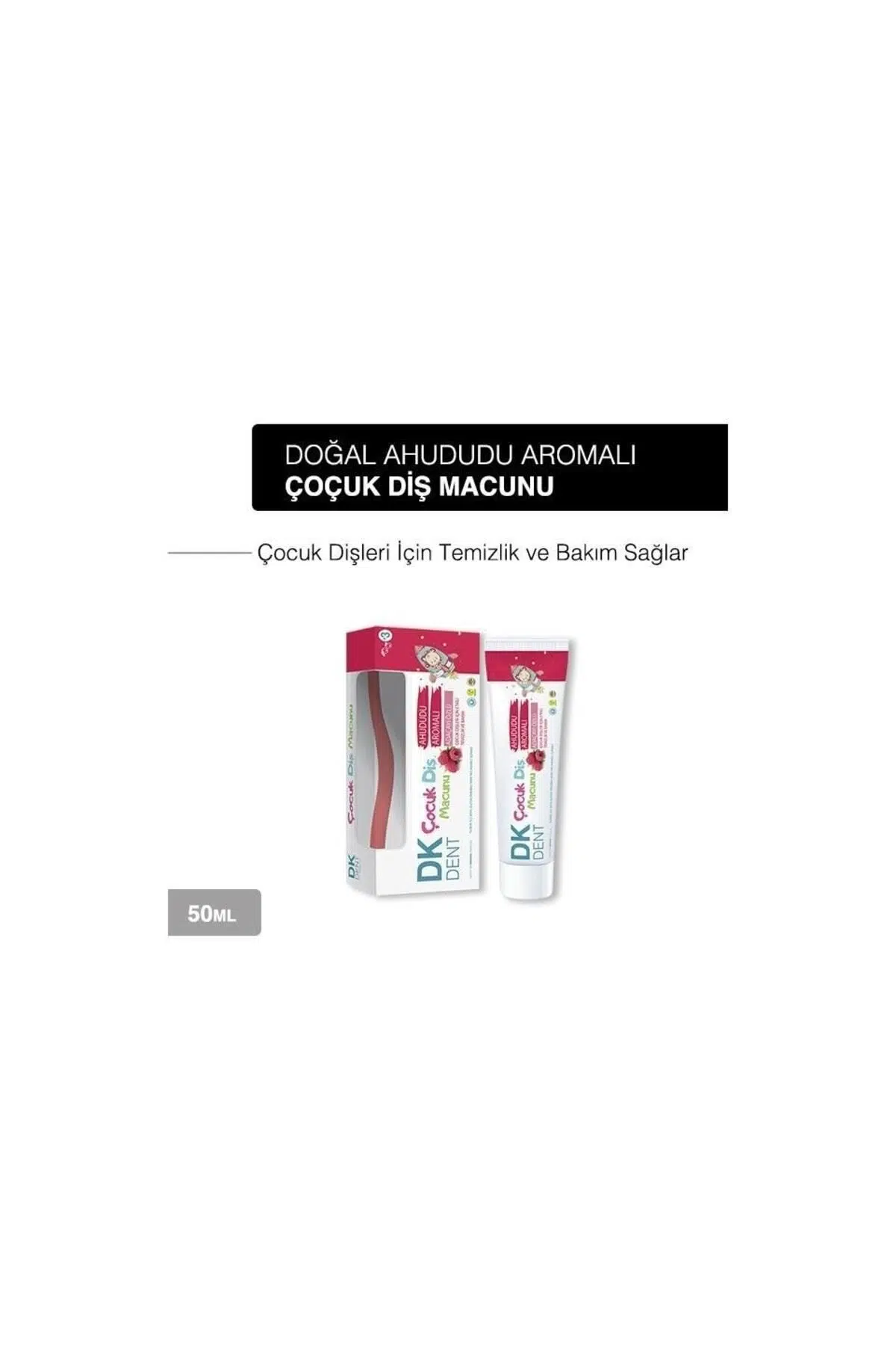 DK Dent 7 Ahududu Çocuk Diş Macunu 50 ml - Diş Fırçası Hediyeli