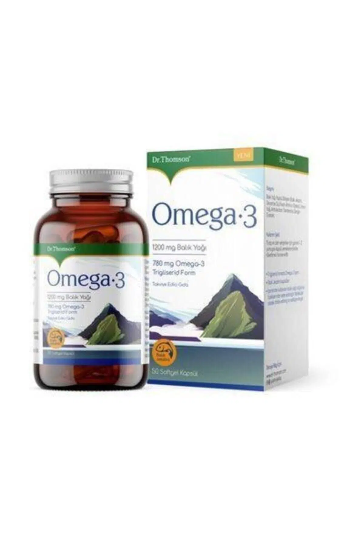 Dr. Thomson Omega-3 1200 mg Balık Yağı 50 Kapsül
