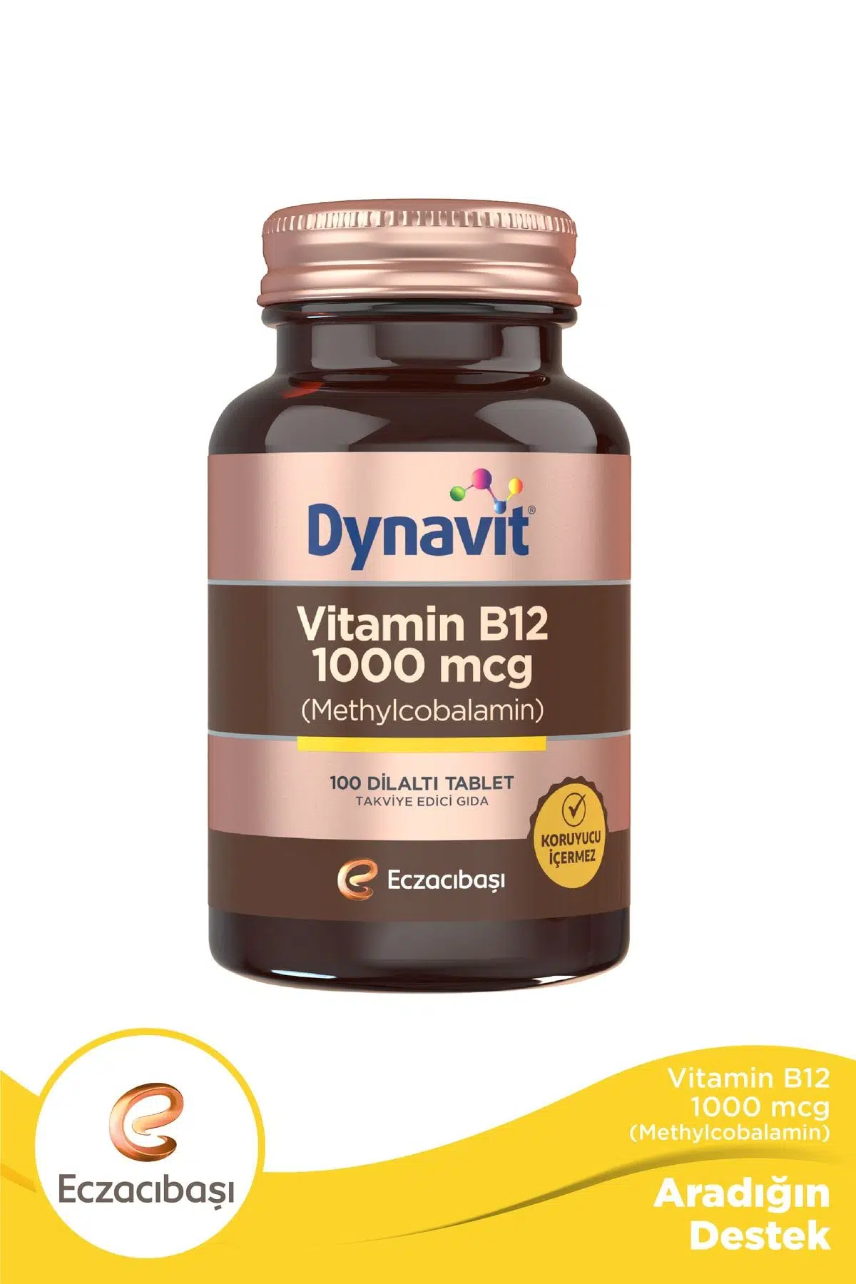 Dynavit Vitamin B12 1000 Mcg 100 Tablet