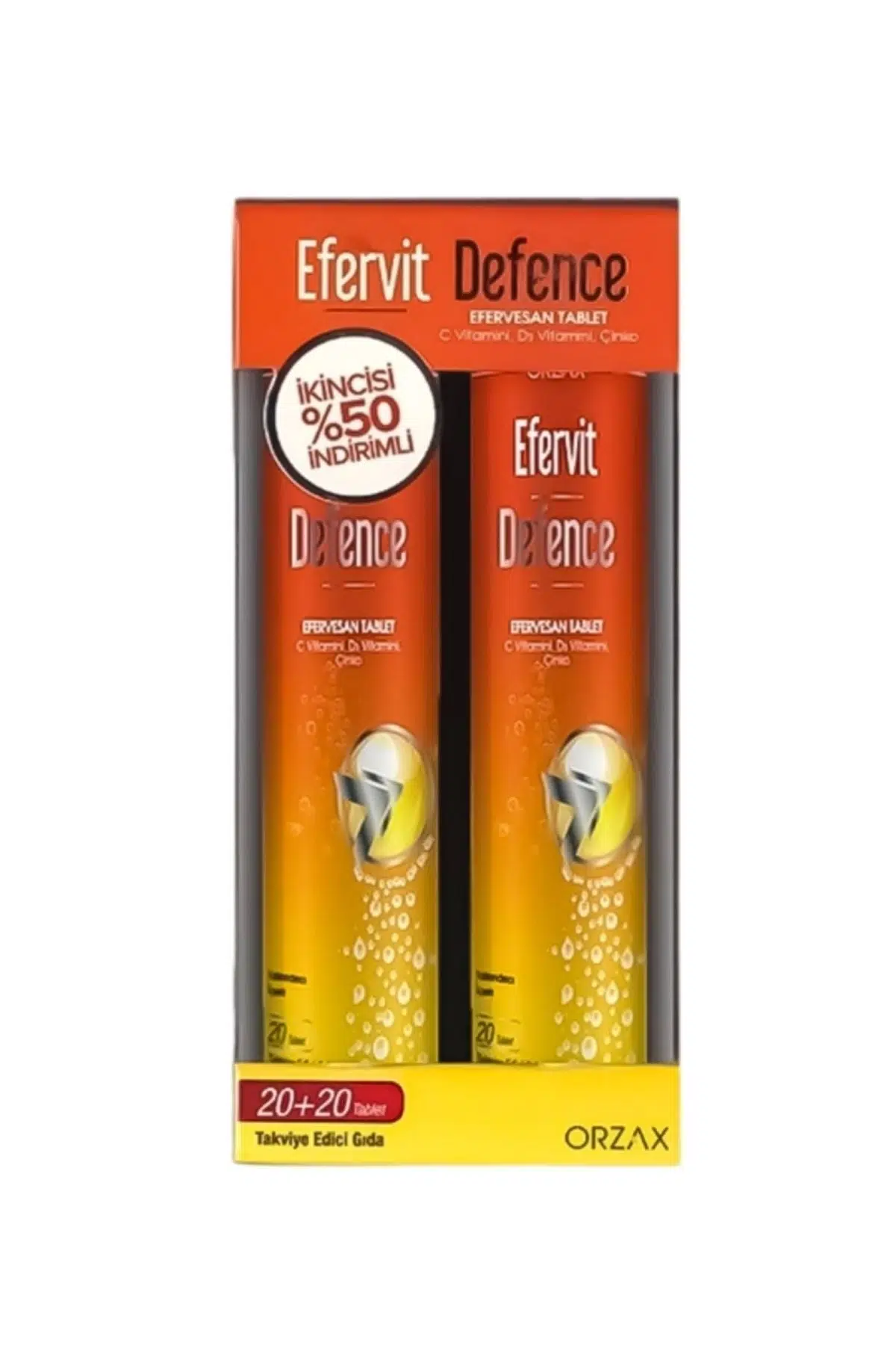 Efervit Orzax Ocean Defence 20 Efervesan Tab 2 Lı