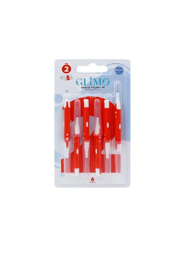 Glimo Arayüz Fırçası Medium 6C 6lı