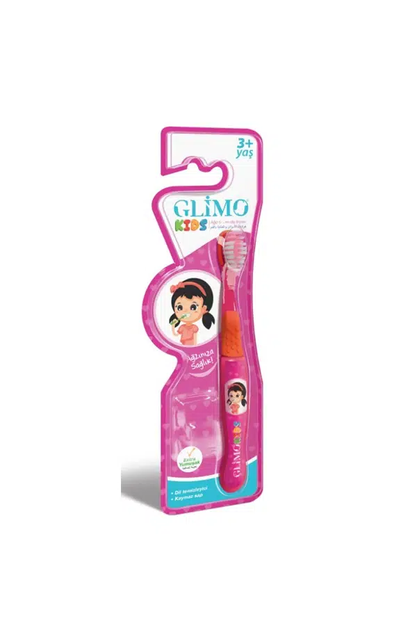 Glimo Kids Kırmızı Diş Fırçası