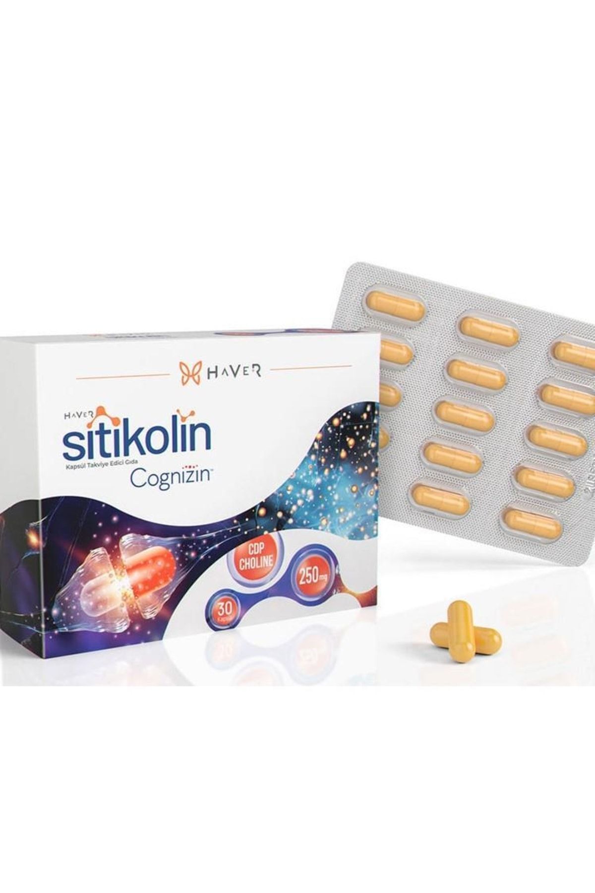 Haver Sitikolin Cognizin 250 mg 30 Kapsül