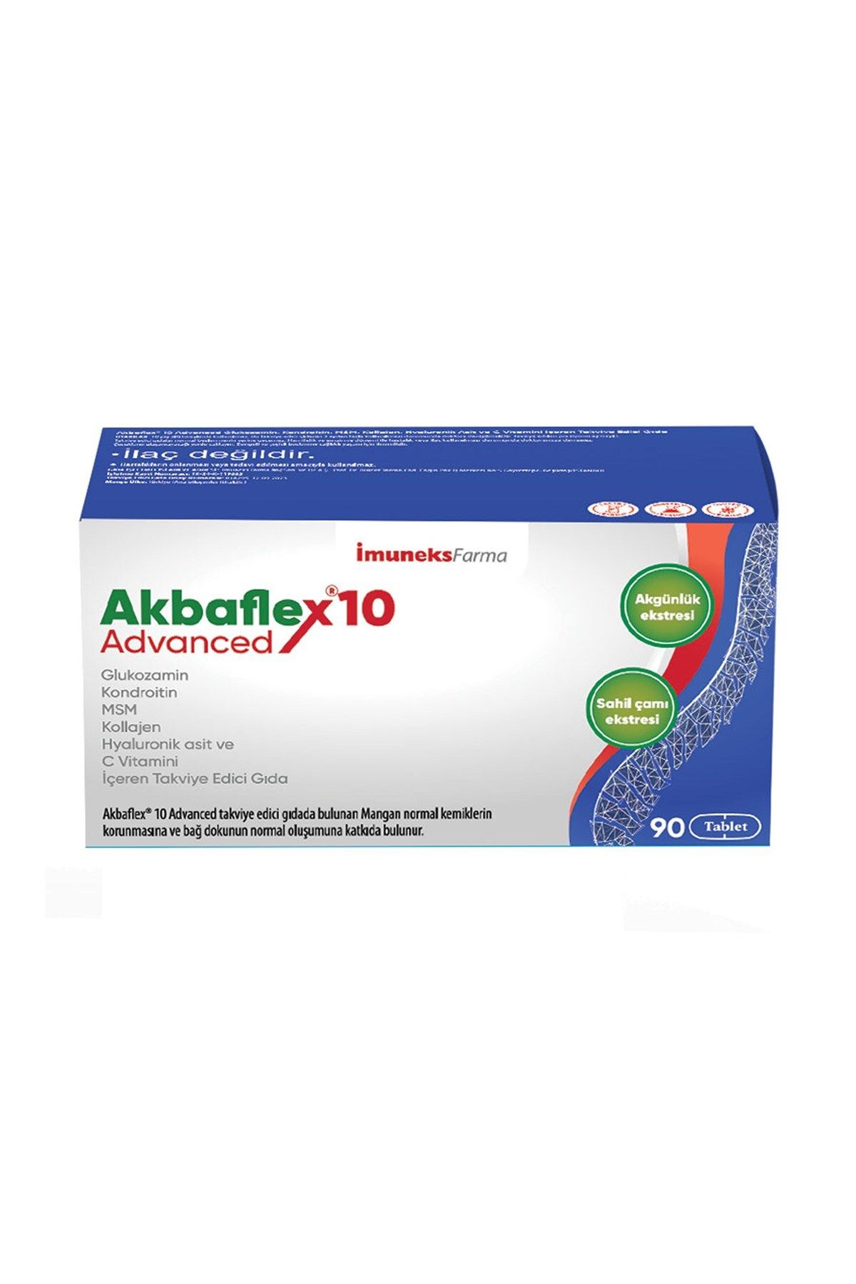 İmuneks Akbaflex10 Advanced 90 Tablet