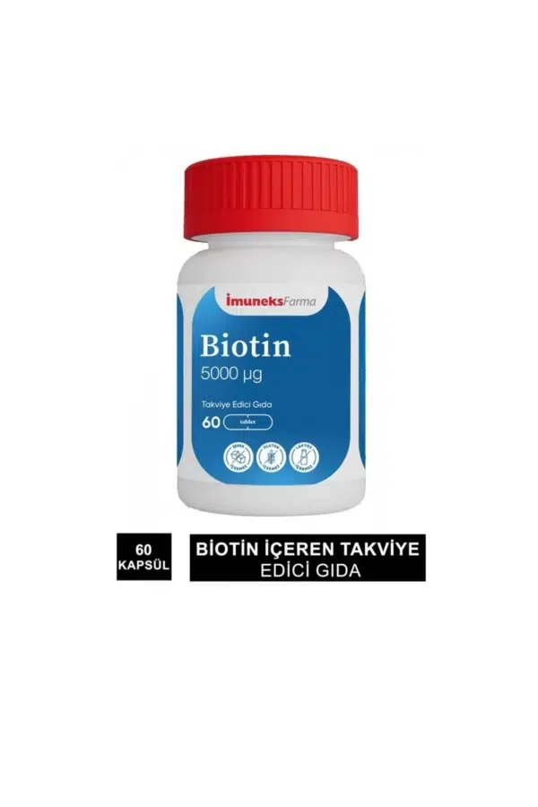 İmuneks Farma Biotin 5000 mcg 60 Tablet