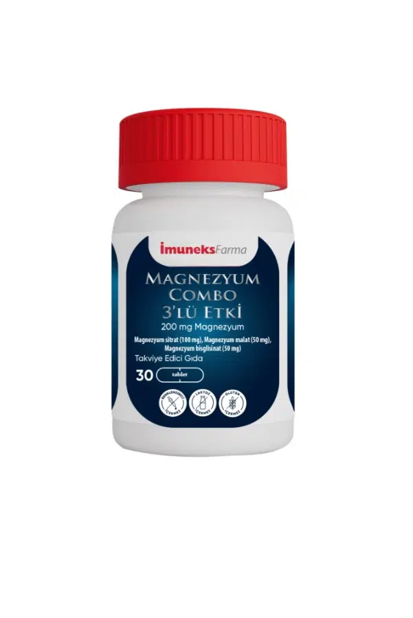 İmuneks Magnezyum Combo 3lü Etki 30 Tablet