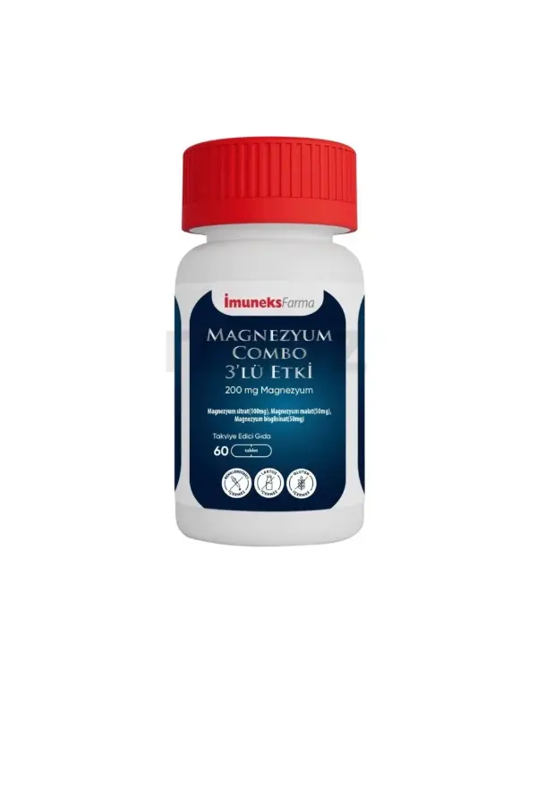 İmuneks Magnezyum Combo 3lü Etki 60 Tablet
