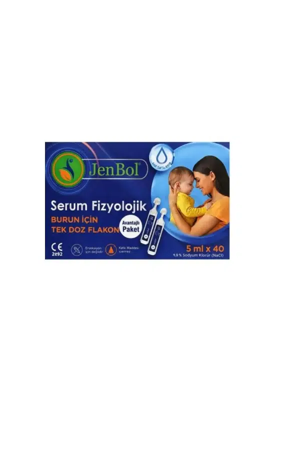 Jenbol Serum Fizyolojik 5 ml 40 Flakon