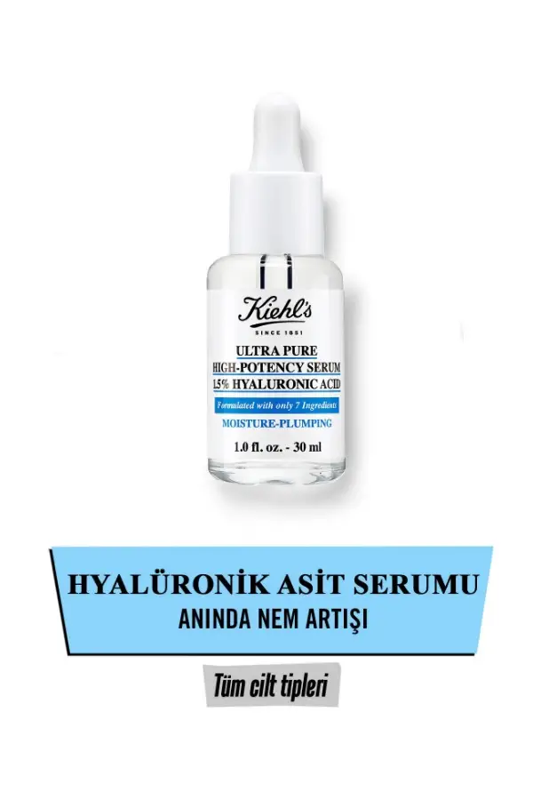 Kiehl's Ultra Pure %1.5 Hyalüronik Asit Serum 30 ml