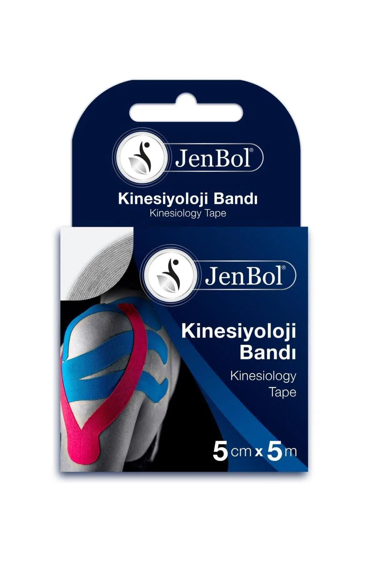Jenbol Kinesiology Tape Ağrı Bandı 5 cm x 5 m - Beyaz