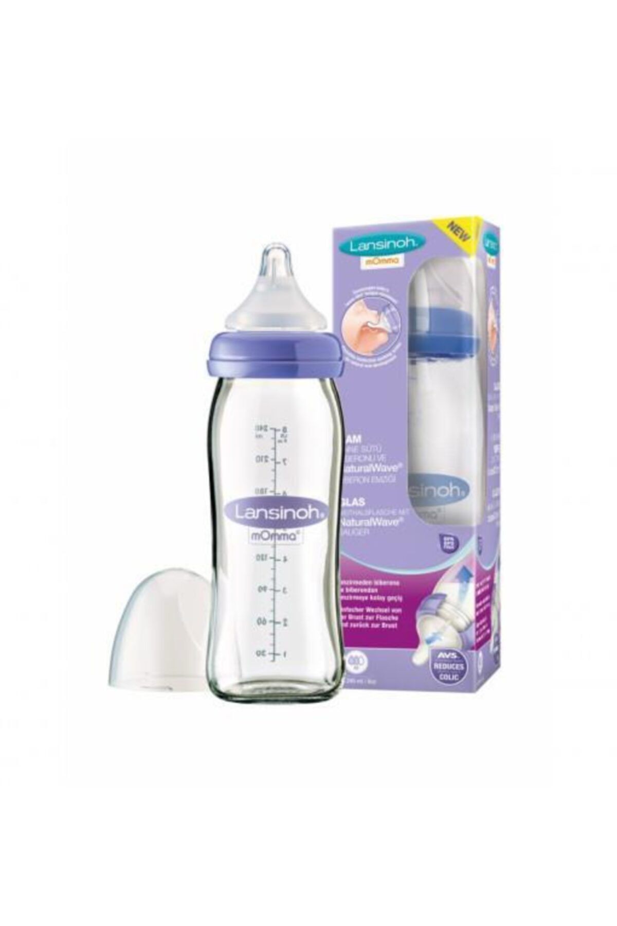 LANSINOH Cam Biberon 240 Ml