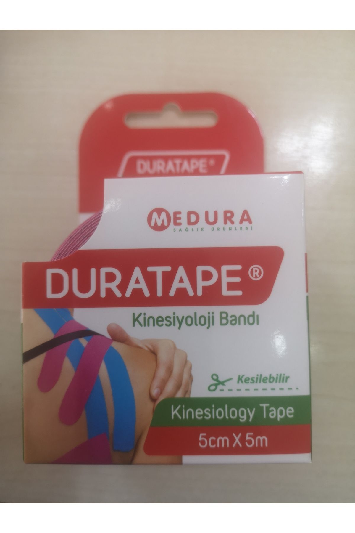 MEDURA Duratape Kinesiyoloji Bandı 5cm X 5cm - Pembe