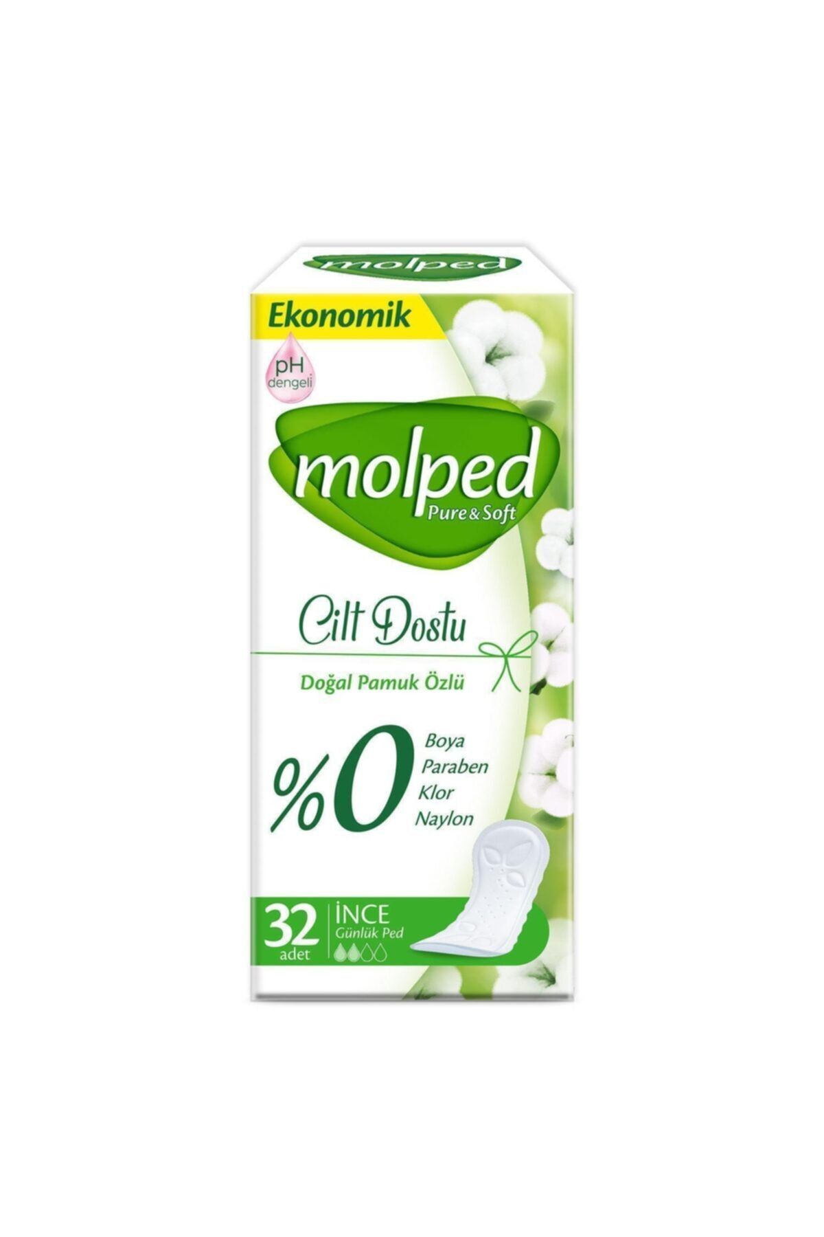 Molped Günlük Pure & Soft İnce Eko 32'li