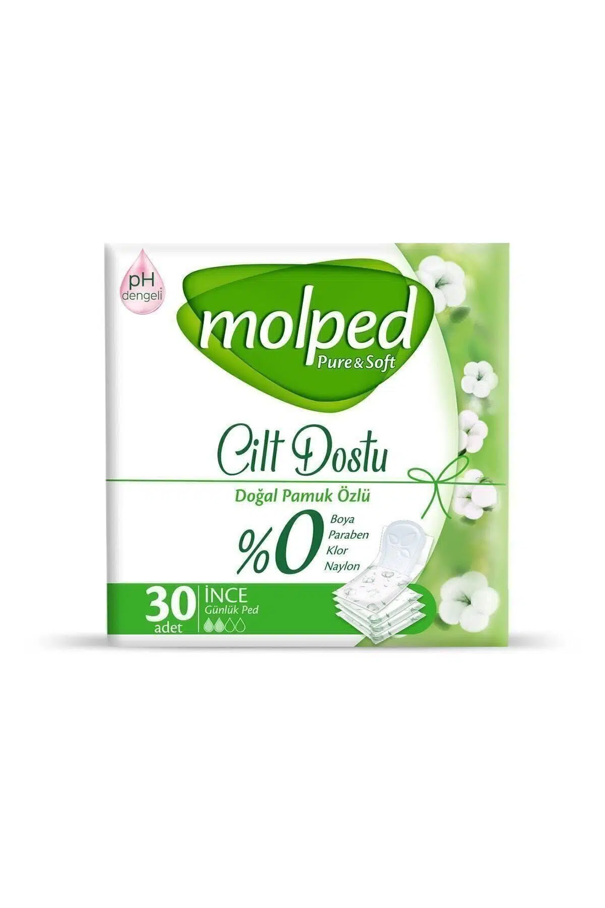 Molped Pure&soft 30'lı Ince Günlük Ped
