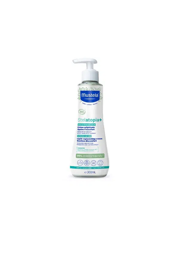 Mustela Stelatopia Lipit Yenileyici Krem Pompalı Şişe 300 ml