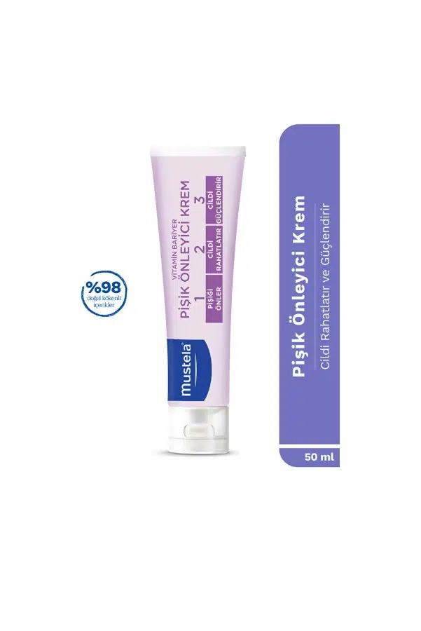 Mustela Vitamin Barrier 1.2.3 Pişik Kremi 50 ml
