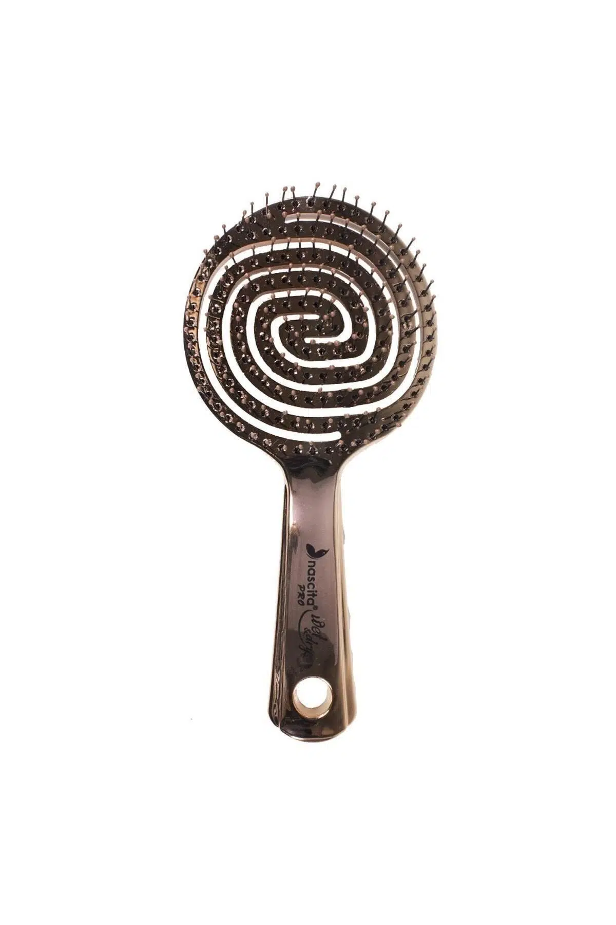 Nascita 3D Flexi Kontrol Açma Tarama Saç Fırçası Krom 35