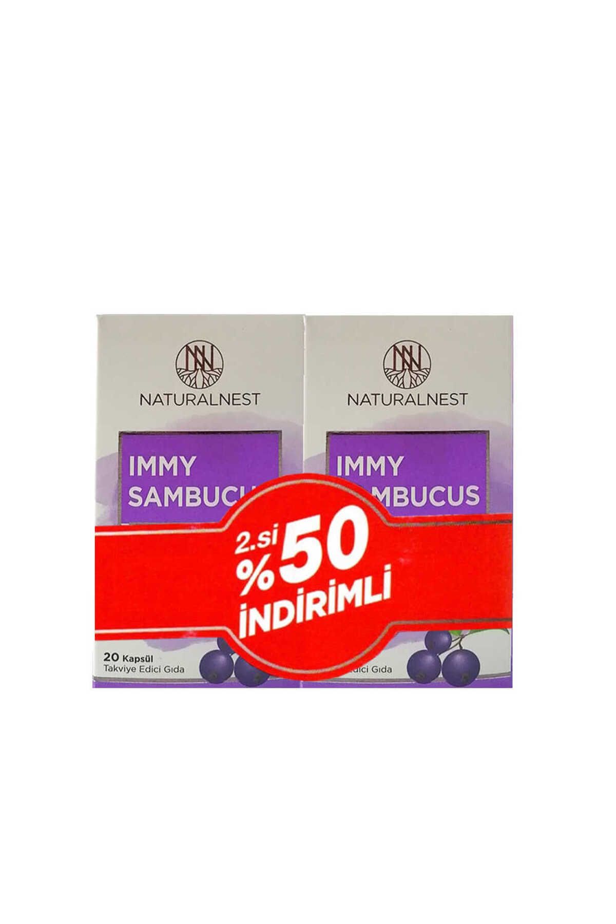 Naturalnest İmmy Sambucus 2x20 Kapsül- İkincisi %50 İndirimli