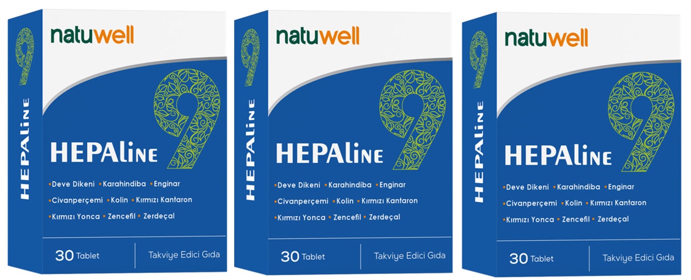 3' lü Natuwell Hepaline 30 Tablet
