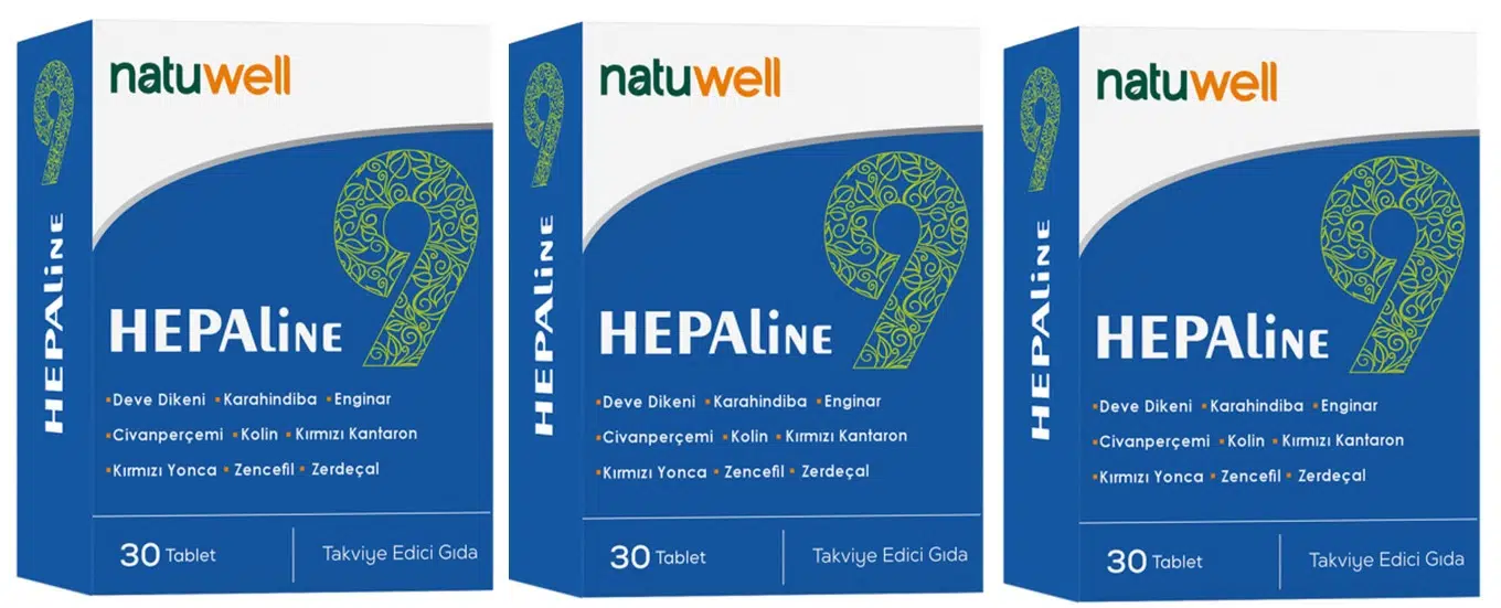 3' lü Natuwell Hepaline 30 Tablet
