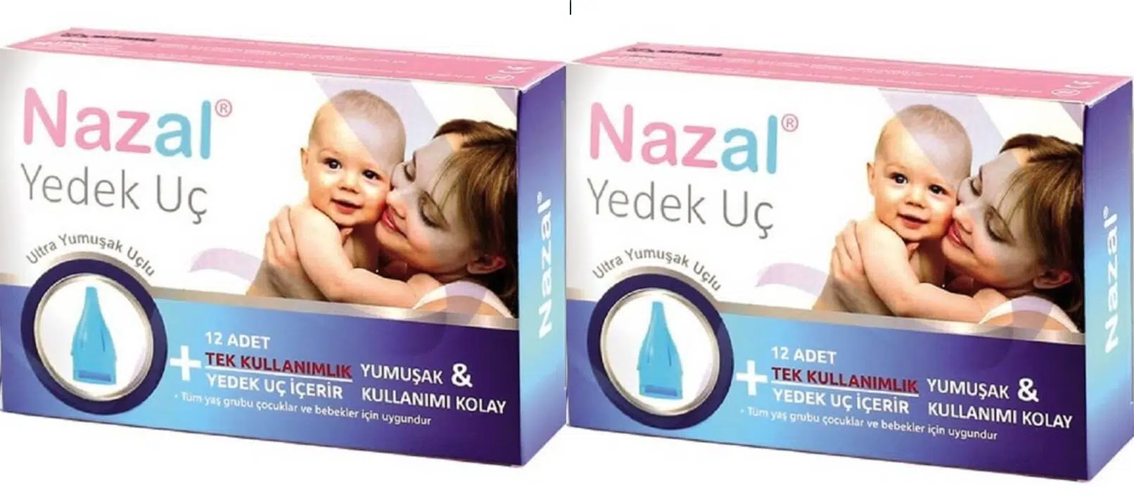 2li Nazal Burun Aspiratörü Yedek Uç 12'li