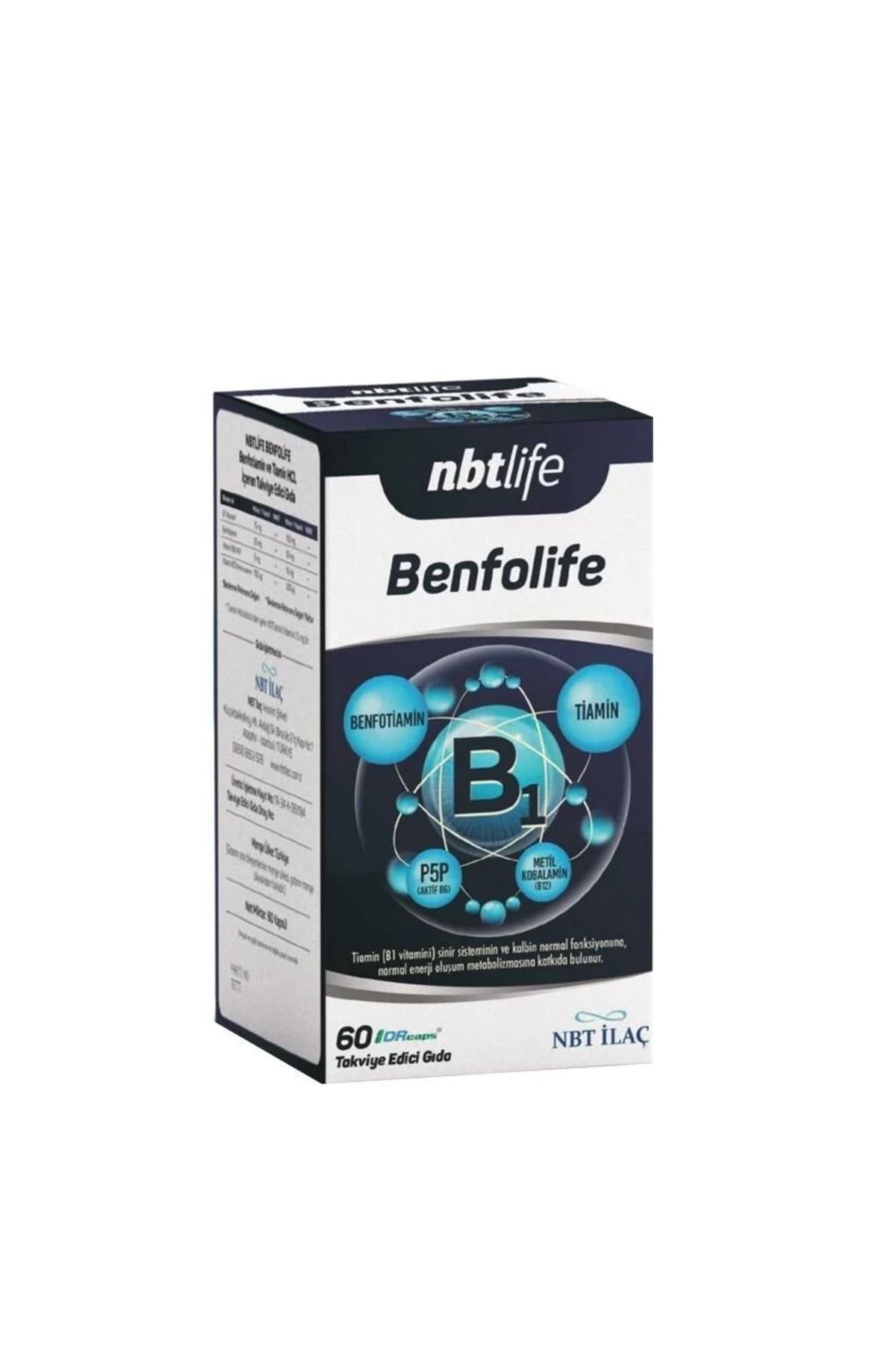 Nbt İlaç NBTLIFE Benfolife 60 Kapsül