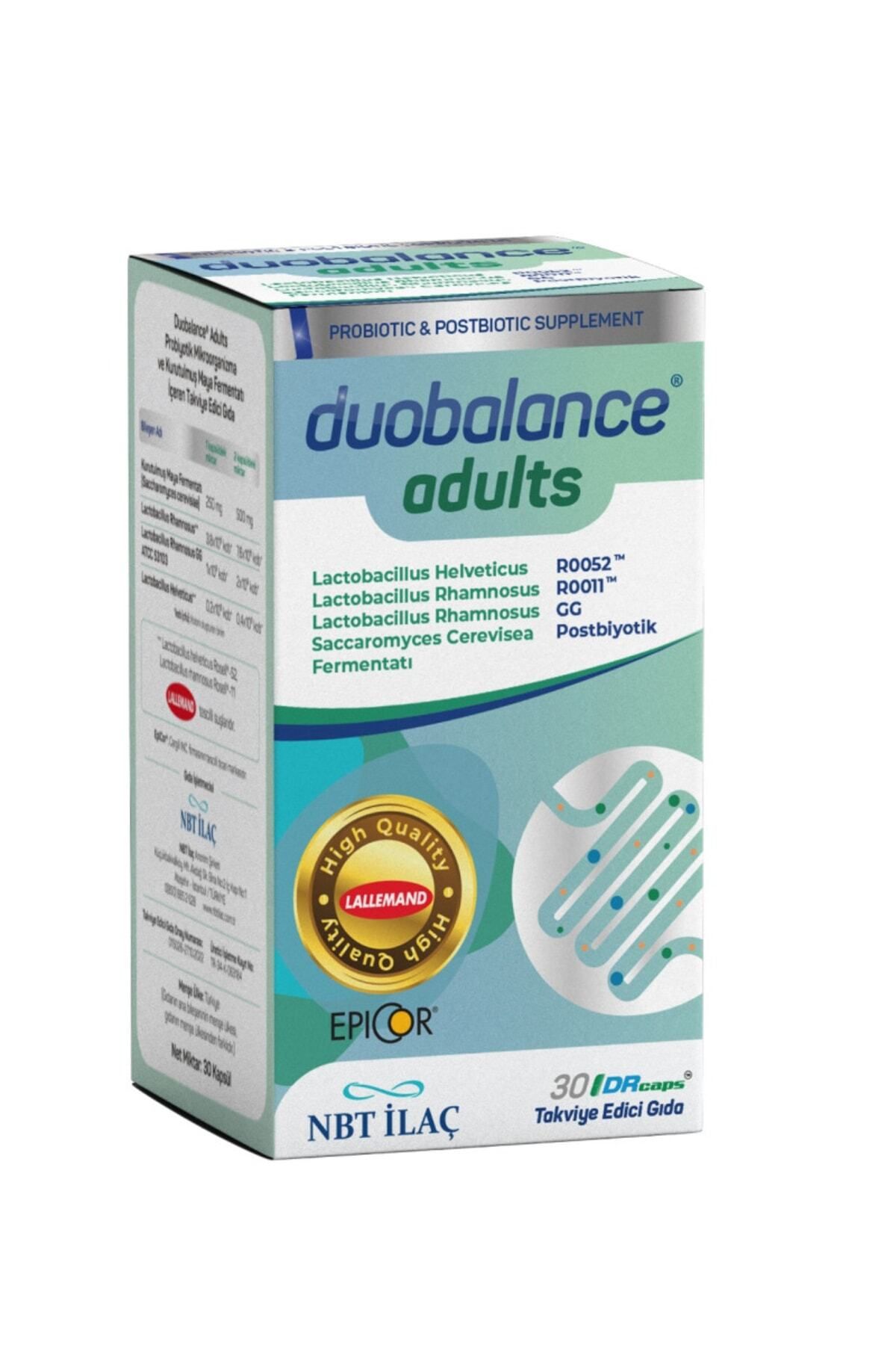 Nbt İlaç Nbtlife Duobalance Adult 30 Kapsül